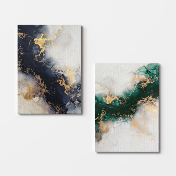 Wallity 2KNV4356 Lienzos Decorativos de 50 x 70 cm (2 Piezas)